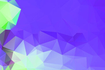 Obraz premium Purple vivid vector texture with triangular style. Illustration with set of colorful