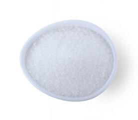 sugar isolated on white background.