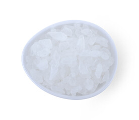 White Rock Sugar isolated on white