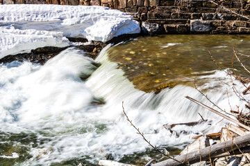 Cameron Creek in late spring. Waterton Lakes National Park, Alberta, Canada