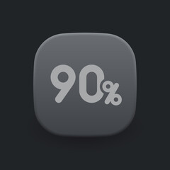 90% - Icon