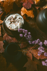 Dark food photo- on a black background