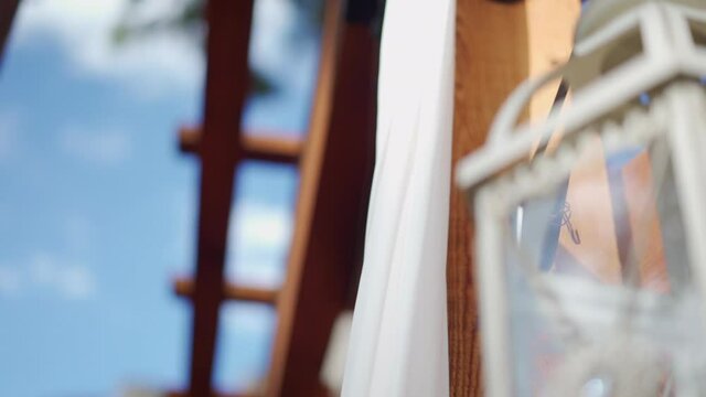 CU Close up of outdoor lantern