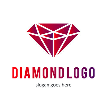 Diamond logo icon symbol template design 