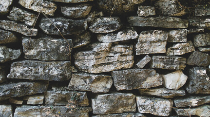 Texture muro di pietra di montagna