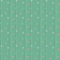 Vector pattern small colored stars on a gray-blue background