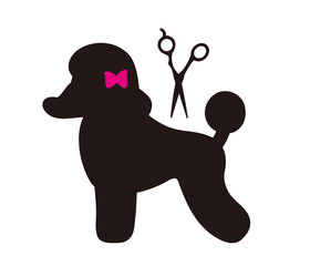 トリミングサロン　プードルシルエット