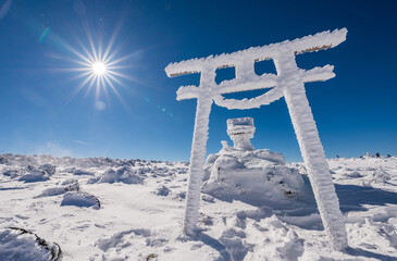 Winter scenery on Tateshina