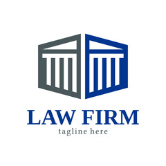 Law Firm logo icon design template