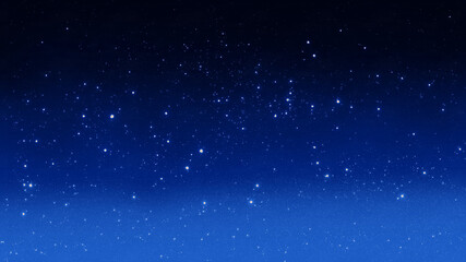 満天の星空　青のキラキラ背景