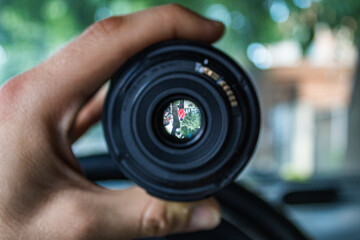 Looking through