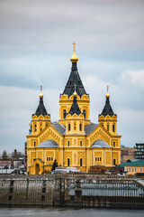Fototapeta premium Alexander Nevsky Cathedral in Nizhny Novgorod, Russia