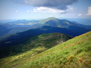 landscape in the mountains