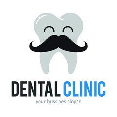 Dental Clinic logo icon symbol design template