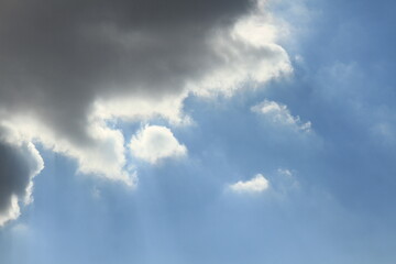 blue sky with clouds