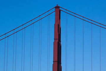 Golden Gate bridge in California