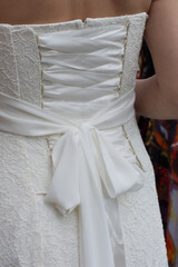 wedding dress detail