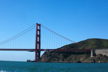 Golden Gate bridge in California