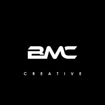 BMC Letter Initial Logo Design Template Vector Illustration
