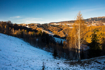 Landscape in the mountains