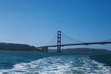 Golden Gate bridge in California