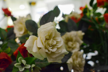 Photos of very beautiful artificial roses