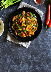 Korean style cucumber kimchi