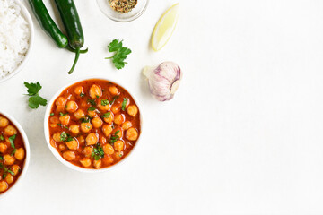 Indian style roasted chickpeas