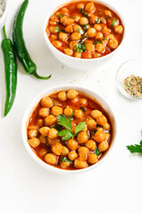 Indian style roasted chickpeas