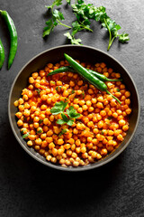 Crispy roasted chickpeas