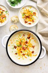 Creamy potato soup