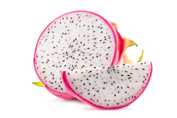 Dragon fruit isolated on white background