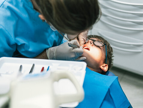 Female Dental Clinic Worker