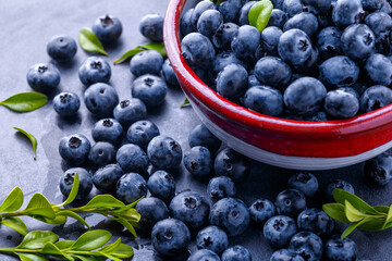 Fresh blueberry background. Blueberry Texture Close Blueberry Antioxidant Organic Superpeed Bowl Concept Healthy Nutrition