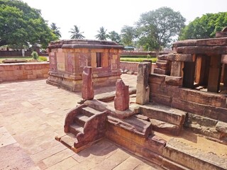 Fototapeta na wymiar Aihole temple complex in Bagalkot,karnataka,india