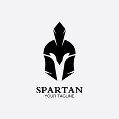 spartan logo icon designs vector