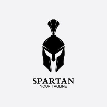 spartan logo icon designs vector