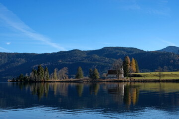 Fototapeta na wymiar Walchensee / lake Walchen, Bavaria, Germany