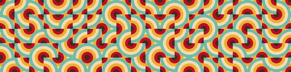 Abstract Geometric Pattern generative computational art illustration