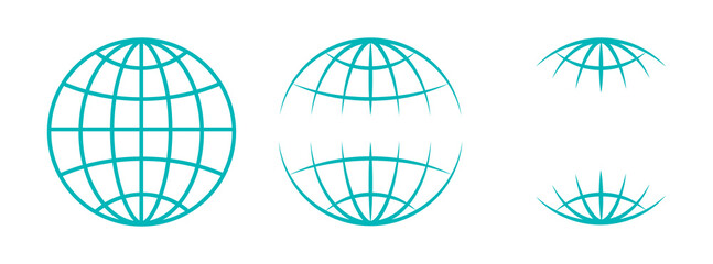 Globe icon. Planet earth icon vector illustration design.