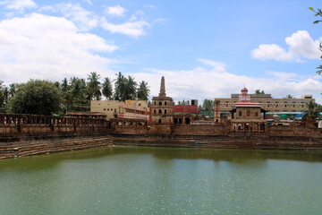 A beautiful view of Banashankri lake (Badami).