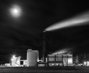 Industrial nightscape