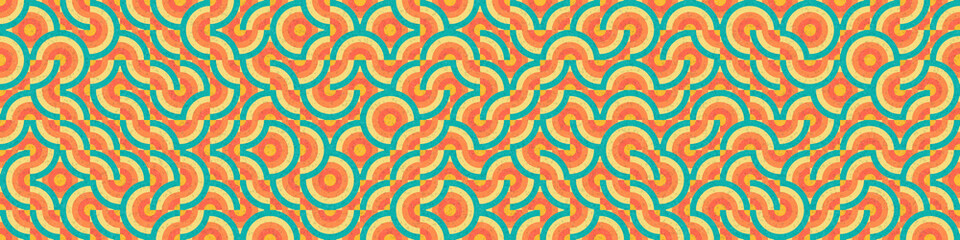 Abstract Geometric Pattern generative computational art illustration