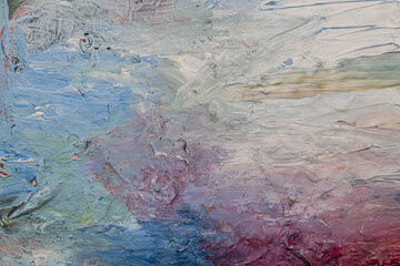 abstract watercolor background on a mixing palette