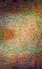 Old red brick background