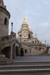 Fototapeta premium Fisherman's Bastion in Budapest no people