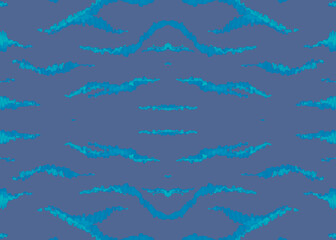 Seamless Animal Print. Watercolor Wildlife 