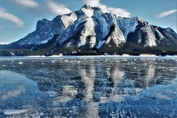 Abraham Lake in Canada