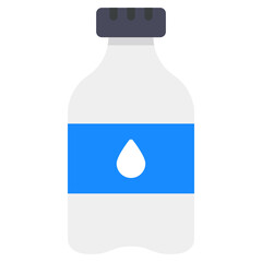 
Icon of water bottle in editable design.
