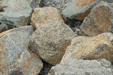 Great stones. Stones texture and background. Rock texture.